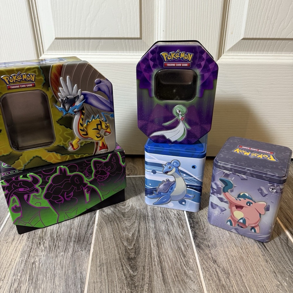 Pokémon Empty Tins‎ Lot And Shrouded Fable Box Empty